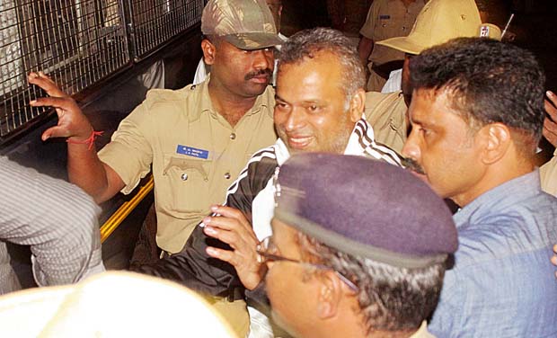 File photo of Bannanje Raje being produced before court File photo of Bannanje Raje being produced before court
